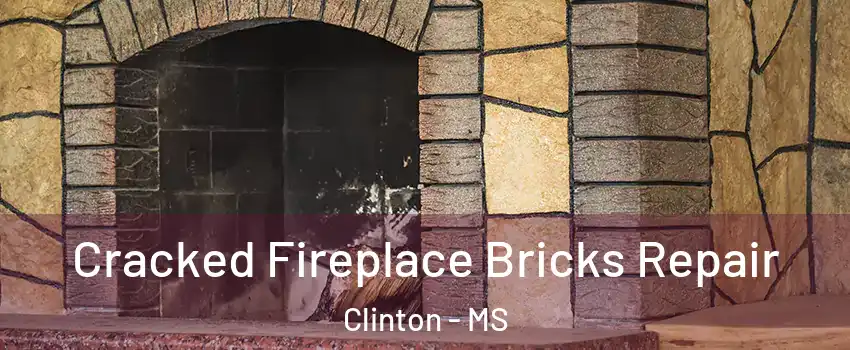  Cracked Fireplace Bricks Repair Clinton - MS