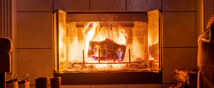 Mendota Hearth Landscape Fireplace Installation in Clinton, Mississippi